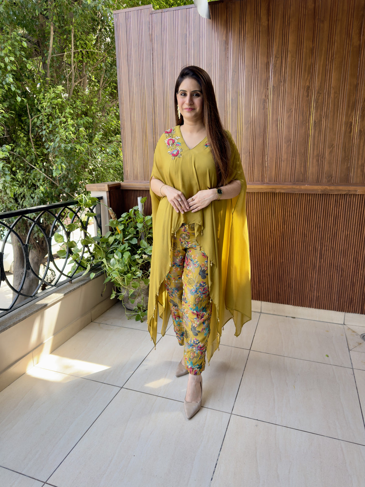 Olive Muse Kaftan Set
